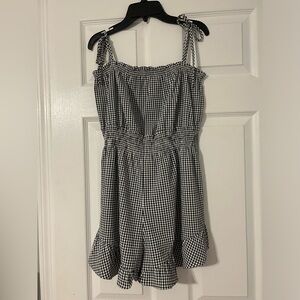 Boutique Gingham Romper XS